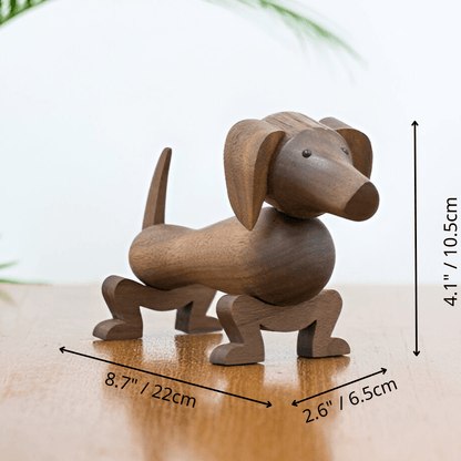 Wooden Dachshund Figurine | The Best Dachshund Gifts