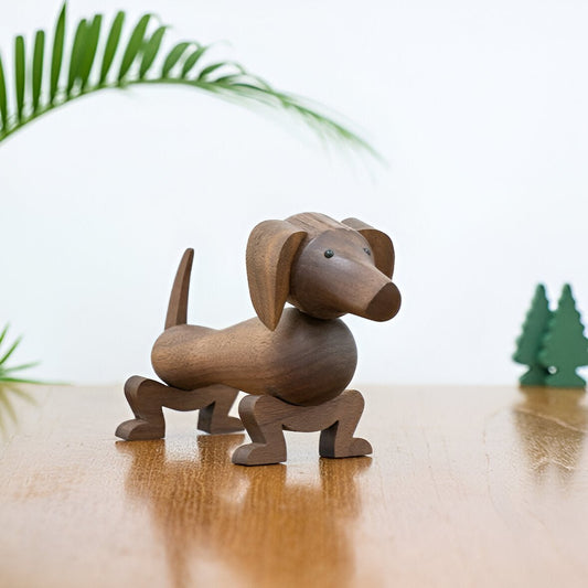 Wooden Dachshund Figurine | The Best Dachshund Gifts